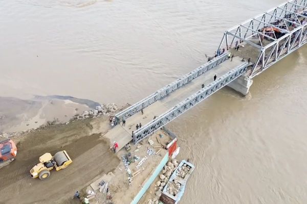 3 Jembatan Bailey Dipasang di Agam untuk Buka Akses Terputus Pascabencana