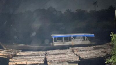 Pembalakan Liar di Sungai Nibung Terbongkar, Tiga Pelaku Diamankan