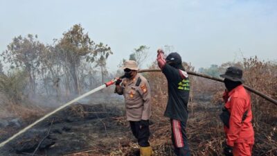 Karhutla Hanguskan 10 Hektare Lahan di Rupat Bengkalis, 43 Hotspot Terpantau Satelit