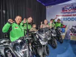 MyPertamina Bagikan 25 Motor Yamaha Lexi untuk Mitra Ojol Lewat Program BOOM Periode 1