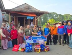 Rumah Warga Lais Muba Longsor, Bupati HM Toha Tohet Salurkan Bantuan dan Penanganan Darurat